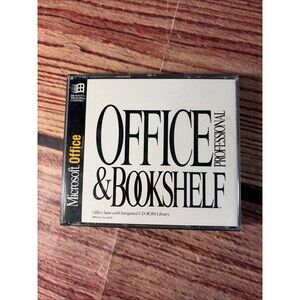 MICROSOFT OFFICE PROFESSIONAL 4.3 PC CD-ROM SOFTWARE 1994